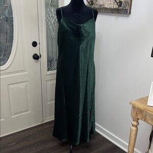 Standards and Practices Elegant Green Maxi Dress